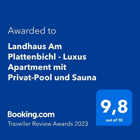 Apartament Am Plattenbichl - Luxus Mit Privat-pool Und Sauna - Im Sommer Bergbahn Inklusive